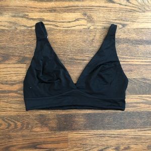 Black Lounge Bra